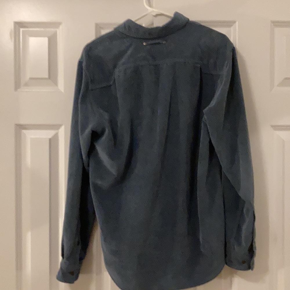 Steel blue button down - Picture 2 of 3